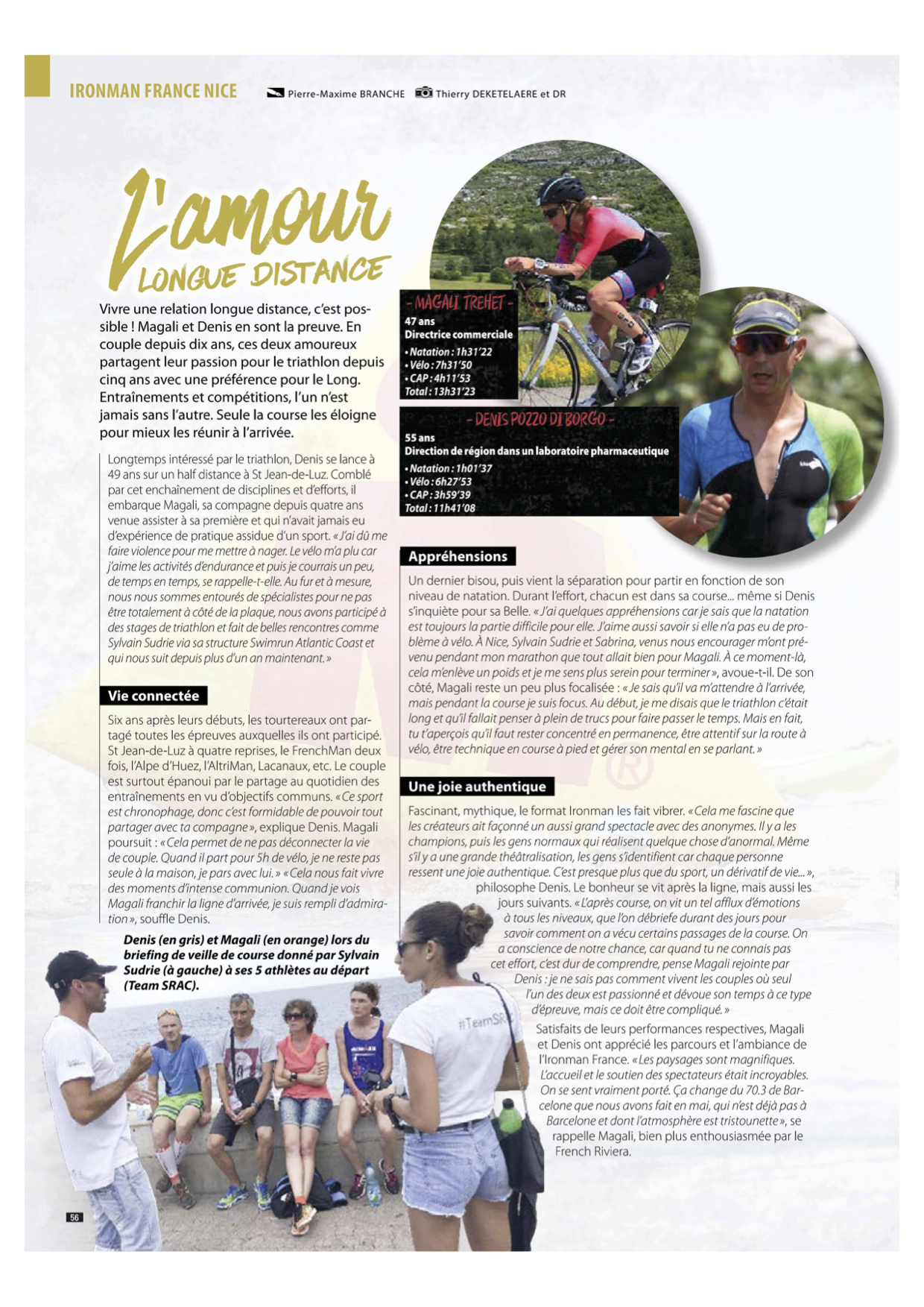 Article Triathlète Magazine 2018